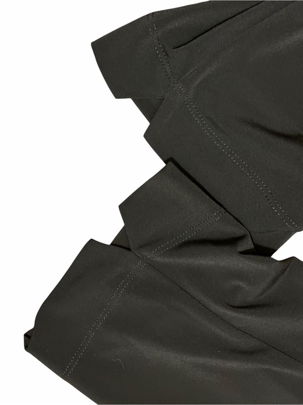 Clara Sun Woo Black Crop Pants XL Pull On Stretch Waist Solid Minimalist New USA - Picture 4 of 9